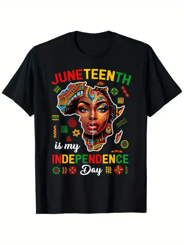 Juneteenth Is My Independence Day 1865 Black African Women T-Shirt