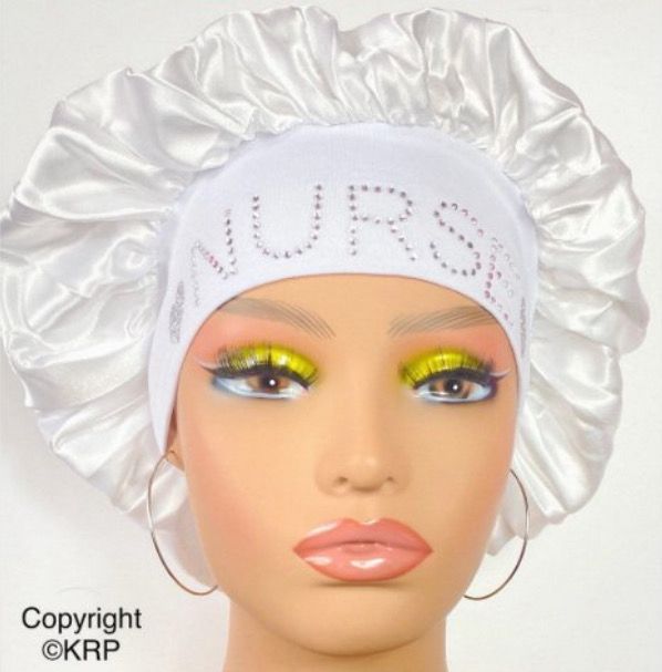 Nurse style bonnet- Certified nurse