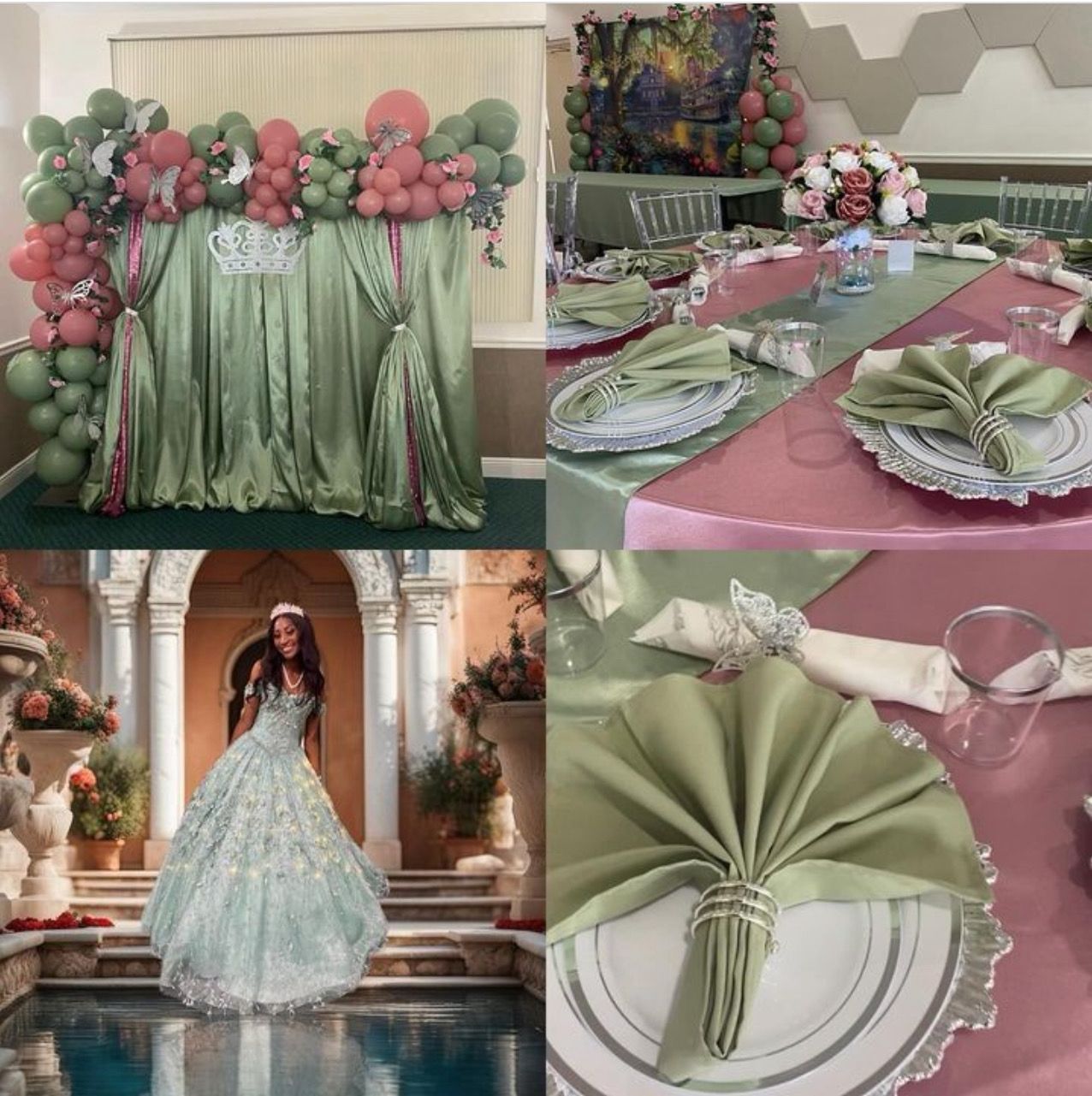 Full Quince/sweet 16 Service Email For Booking, Service Price Listed In Description