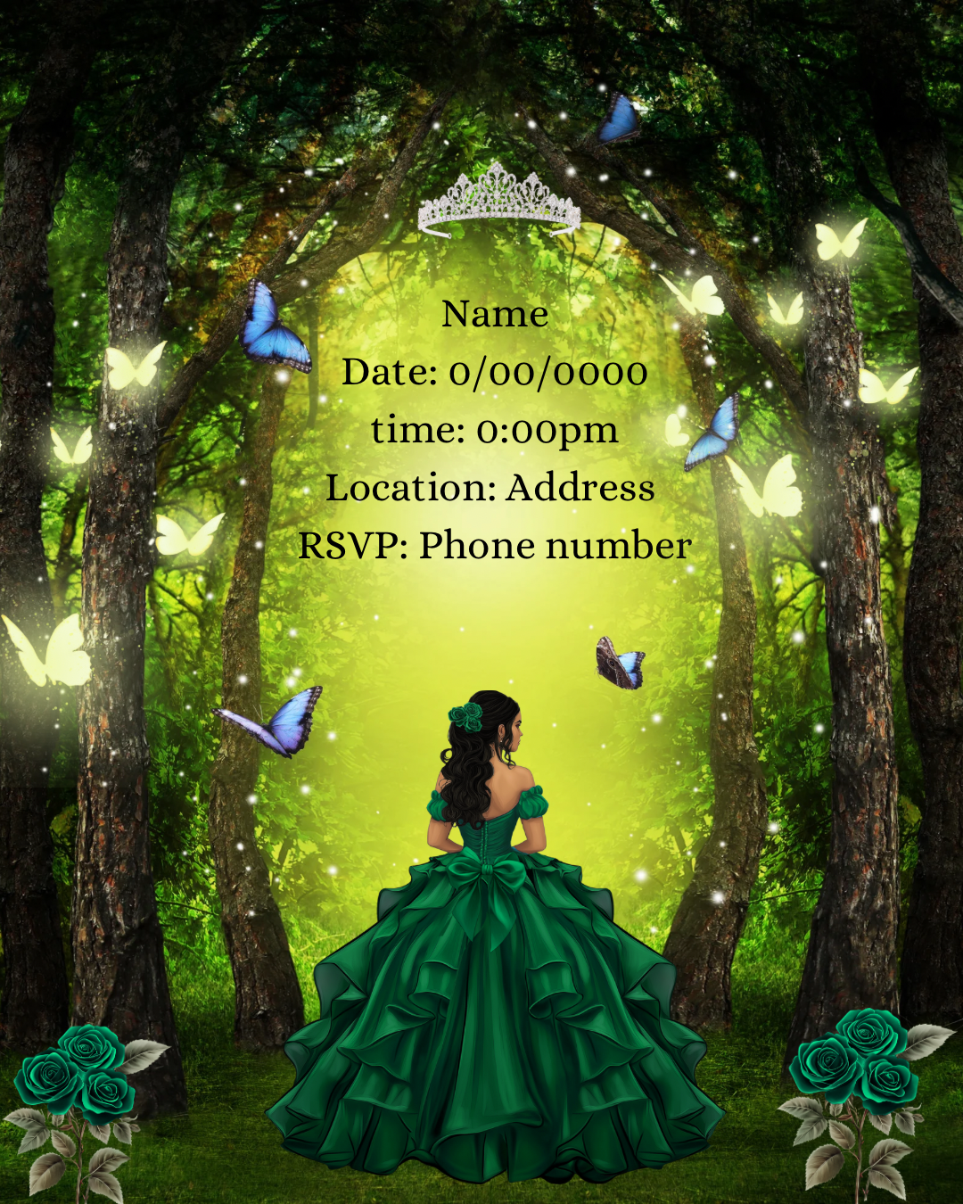 Quince Princess Digital Invite