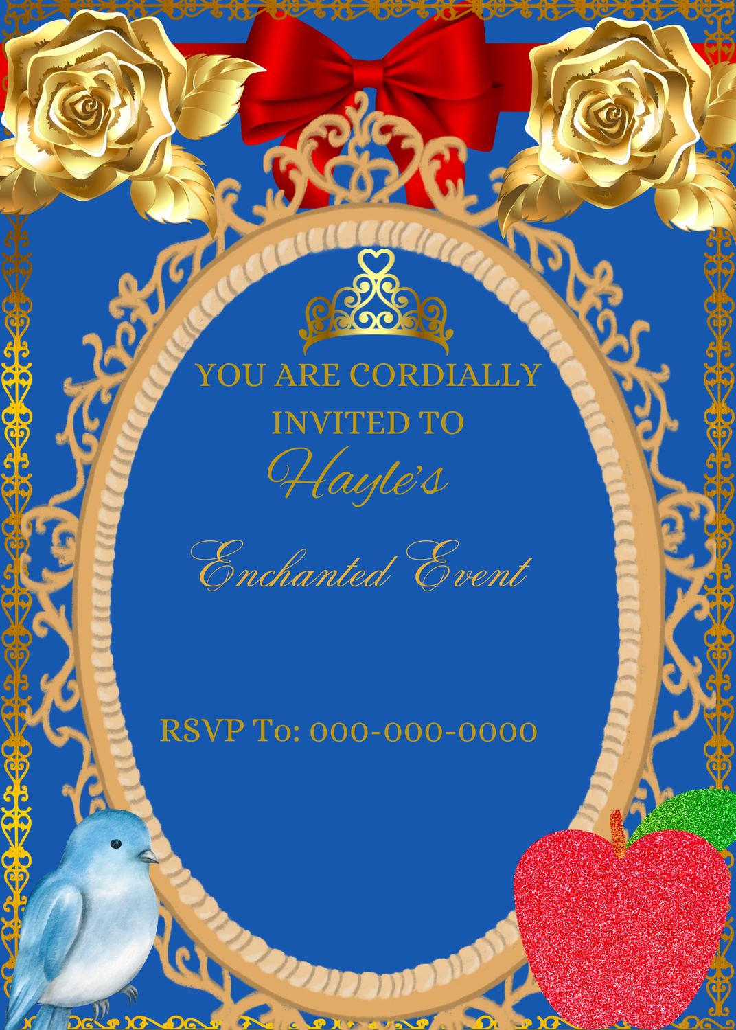 Digital invite- Pretty Princess