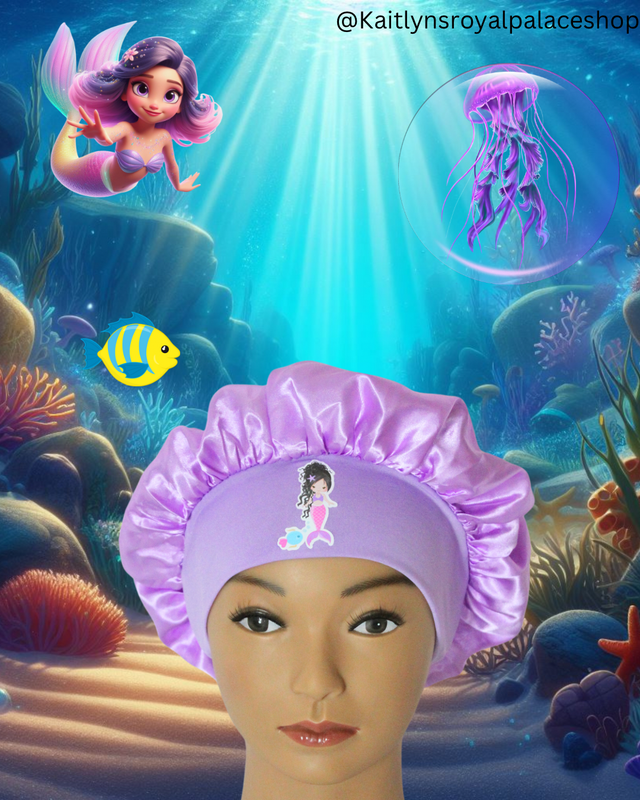 Mermaid Bonnet Style: Princess Lilac