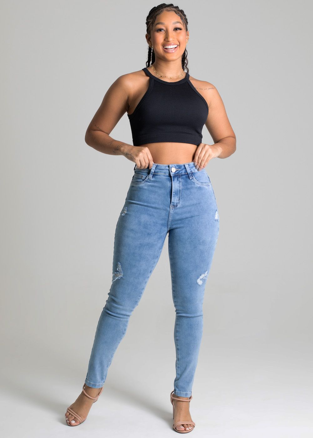 Sawary Butt Lifting Stretch Jeans for Women