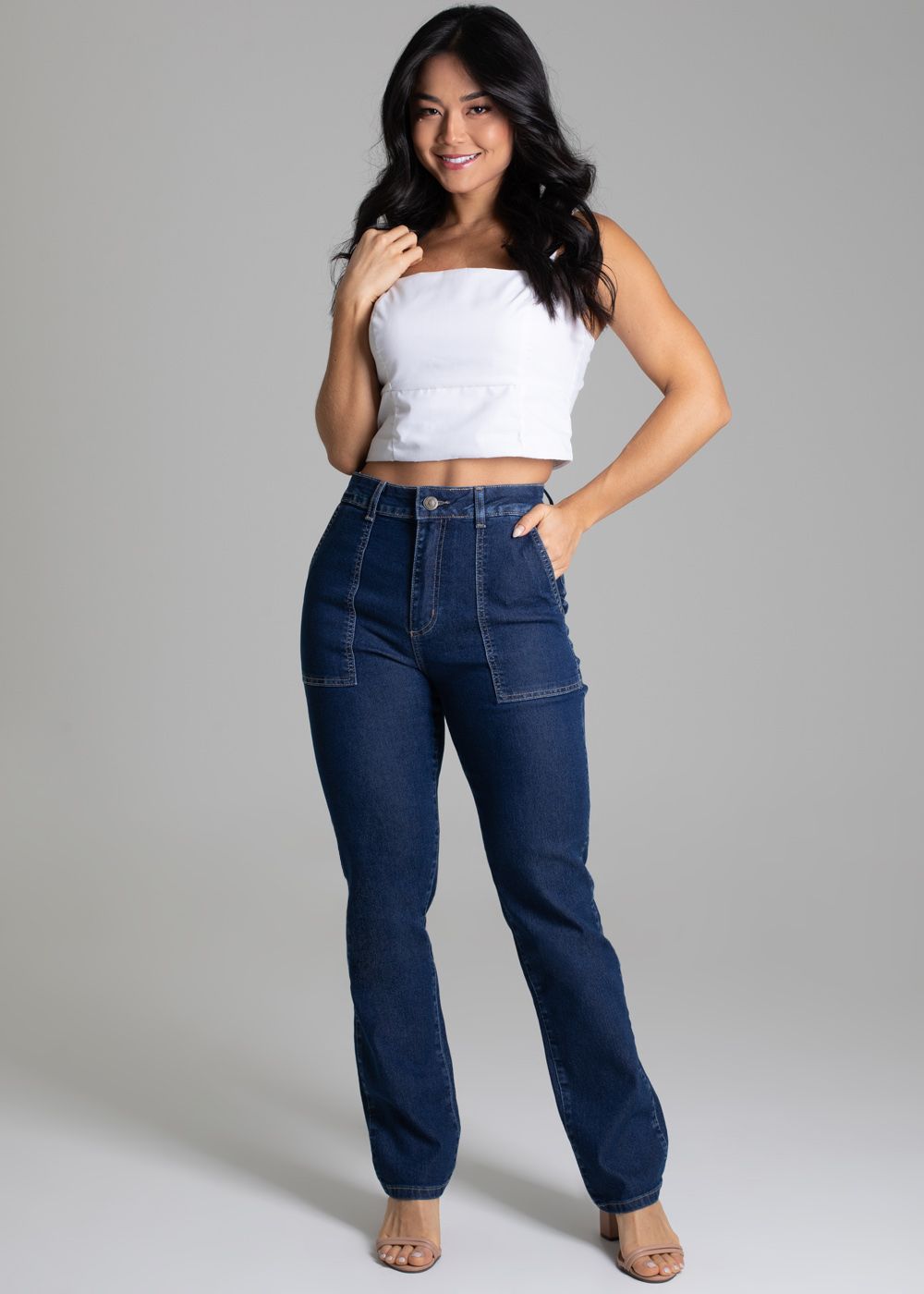 Sawary Straight Petit Jeans
