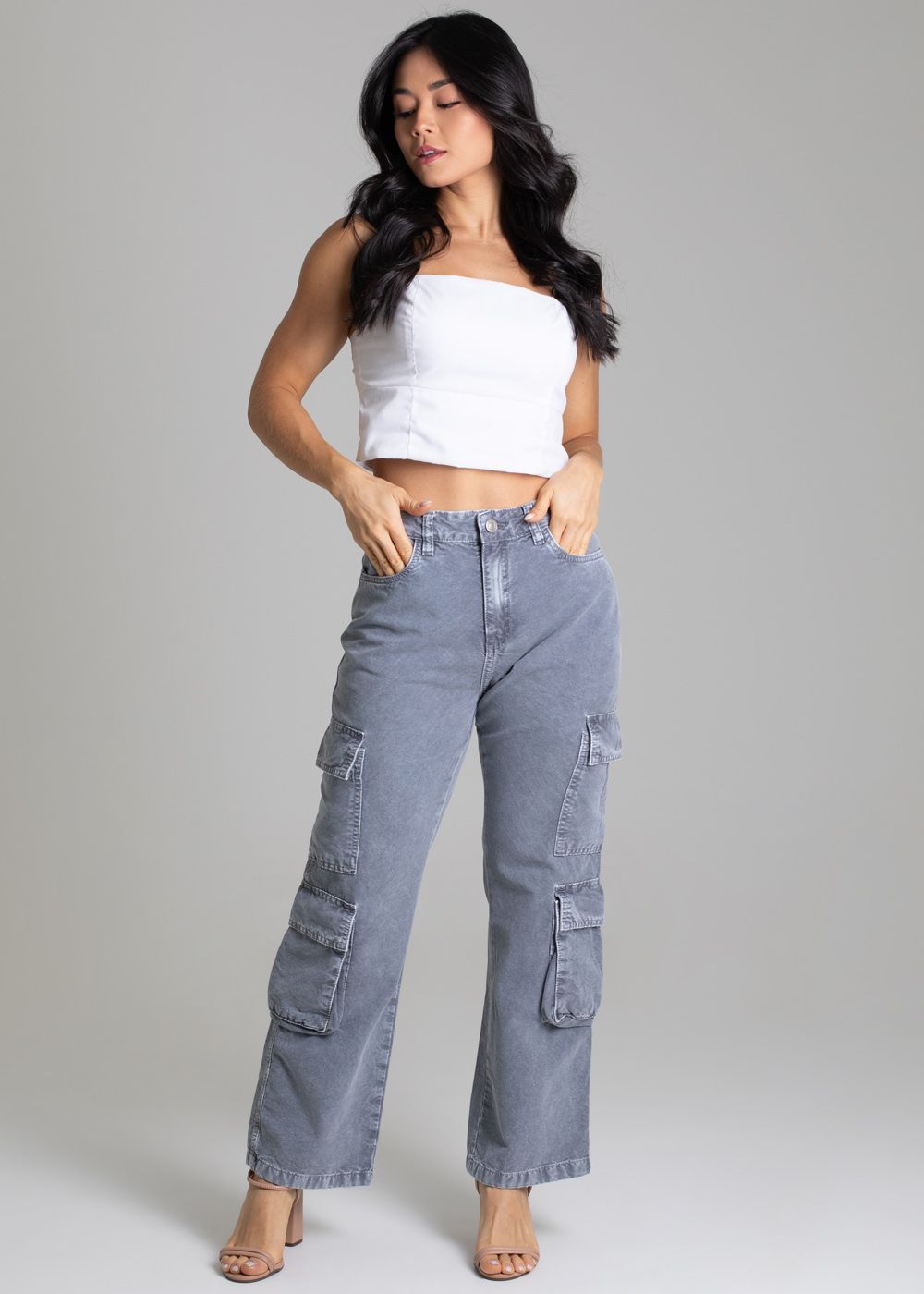 Sawary Straight Twill Pants