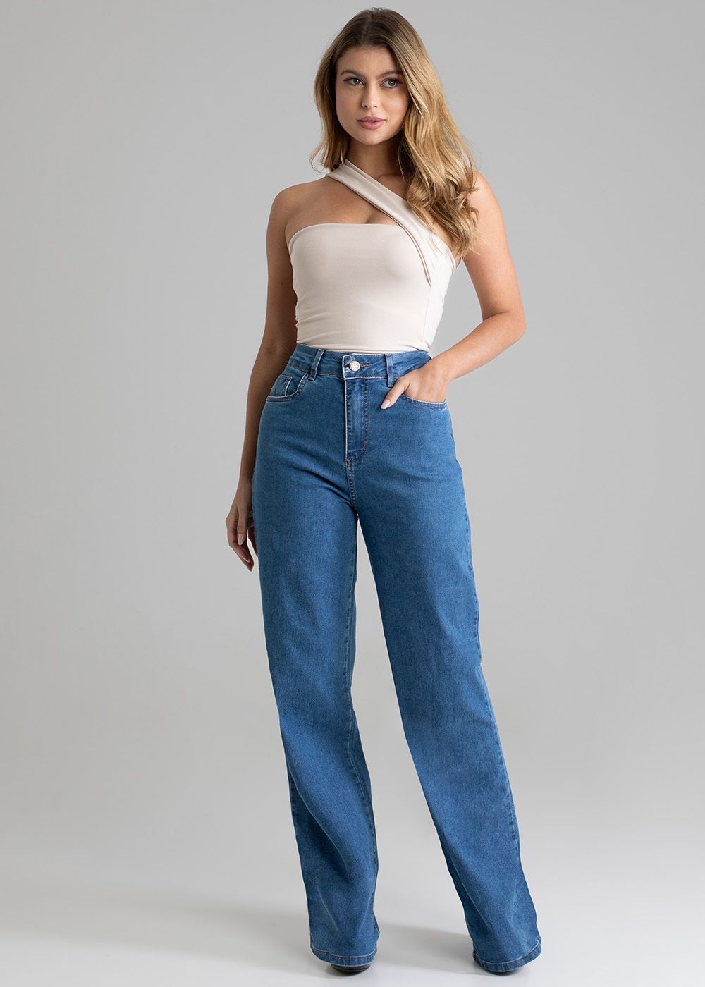 Sawary Wide Leg Jeans