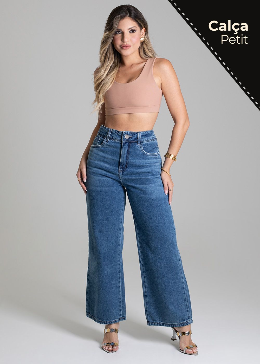 Sawary Wide Leg Petit Jeans
