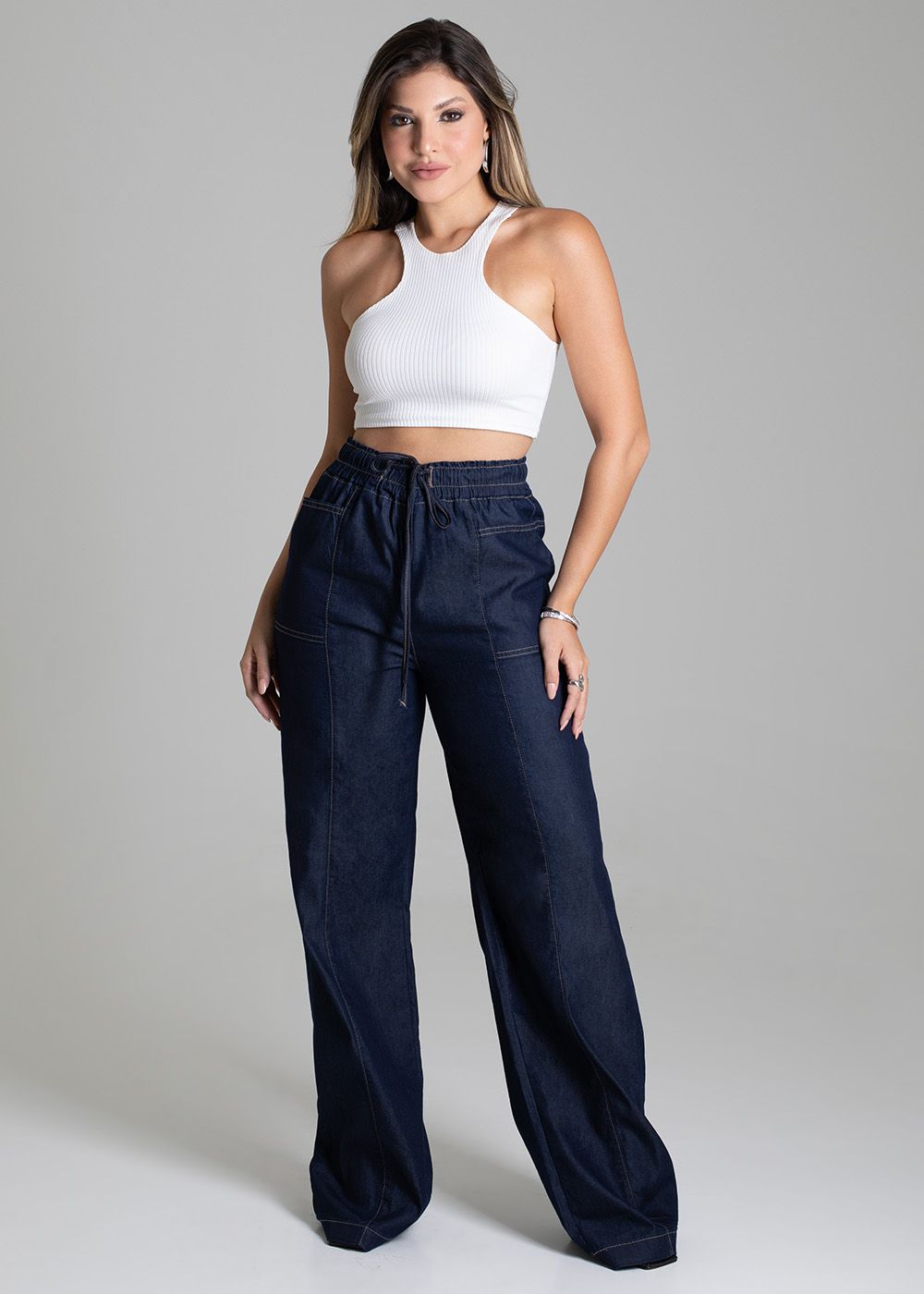 Sawary Wide Leg Jeans