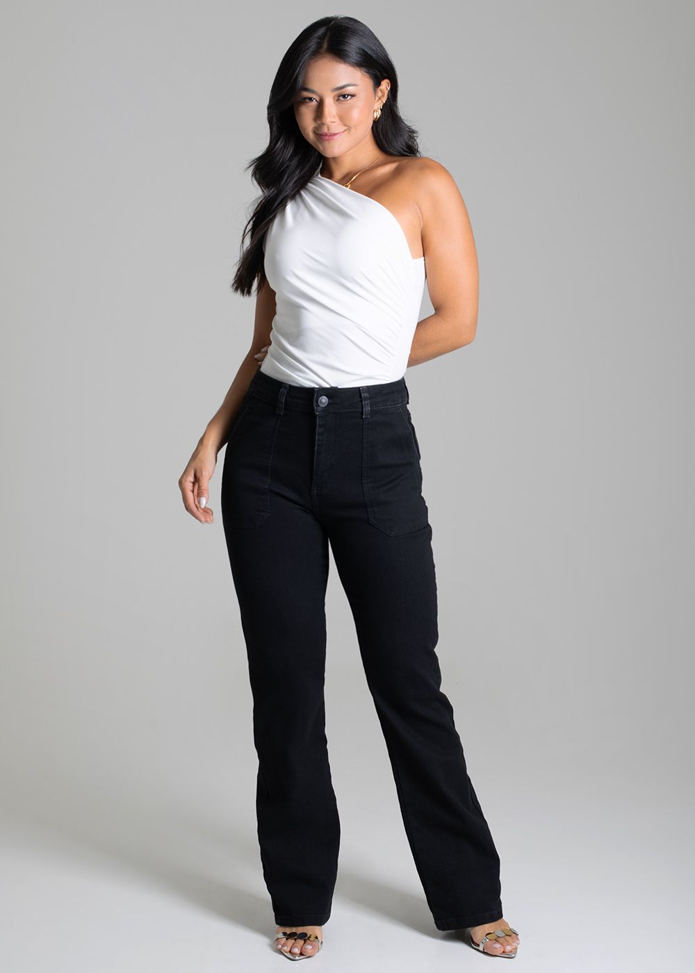 Sawary Straight Twill Pants