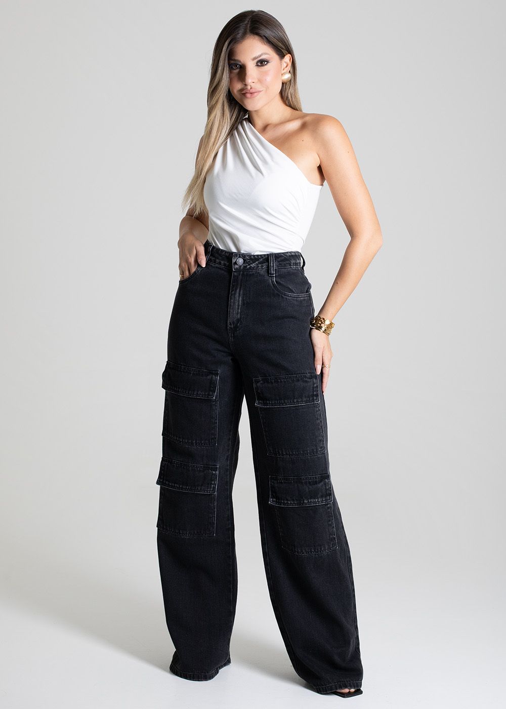 Sawary Wide Leg Jeans