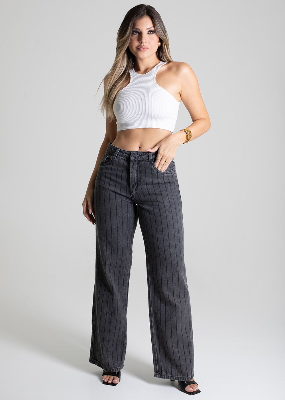Sawary Wide Leg Jeans