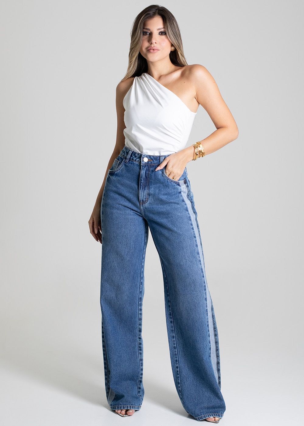 Sawary Wide Leg Jeans
