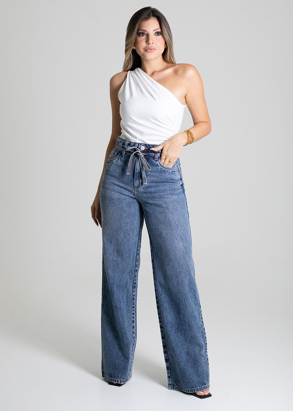 Sawary Wide Leg Jeans
