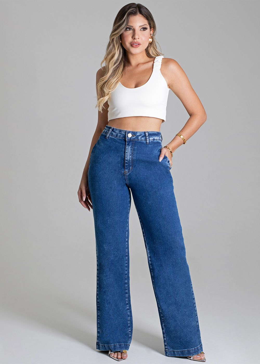Sawary Wide Leg Jeans