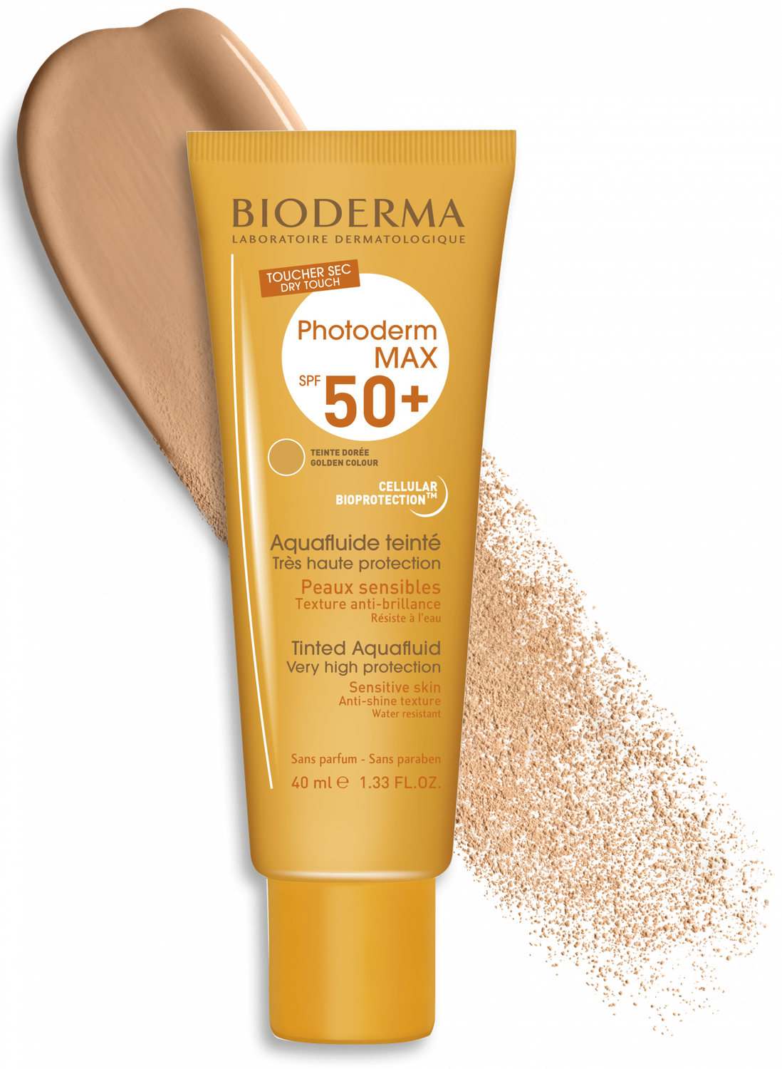 BIODERMA, Photoderm Max Aquafluide Teinte Dore SPF50 40ml