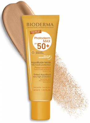 BIODERMA, Photoderm Max Aquafluide Teinte Dore SPF50 40ml
