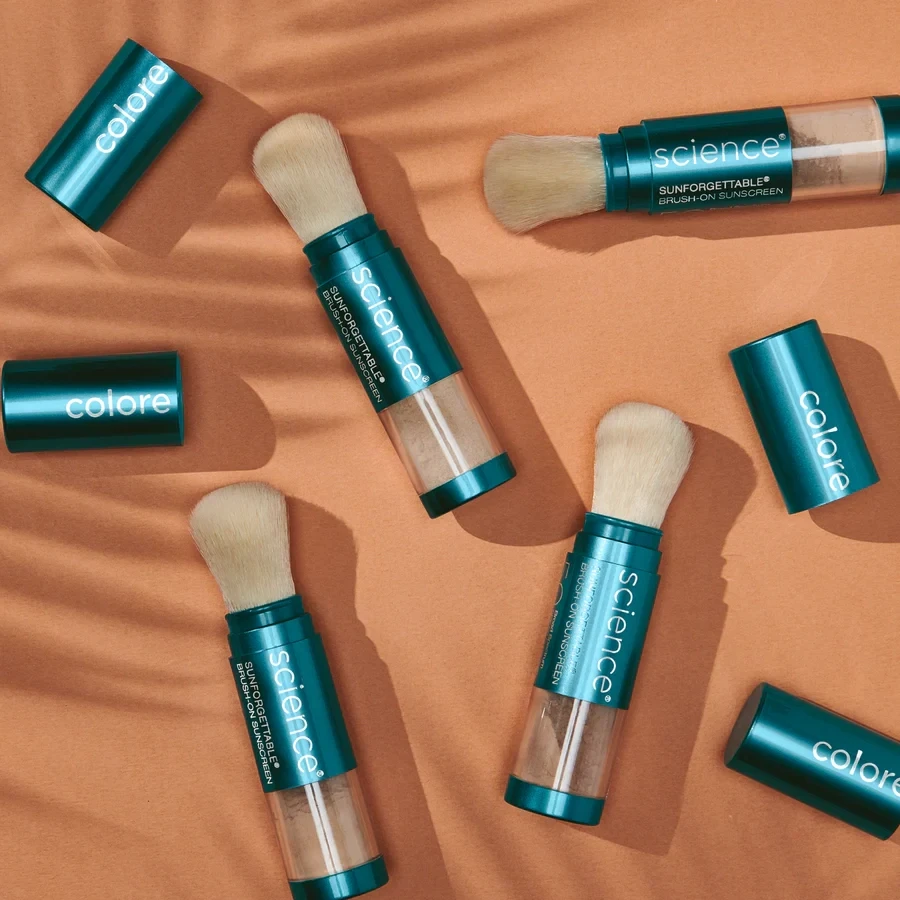 COLORESCIENCE, Sunforgettable ® Total Protection ™ Brush-On Shield SPF 50.  Medium