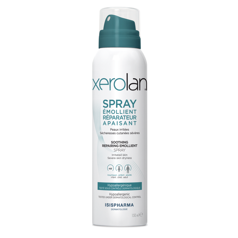 ISISPHARMA, Xerolan, Spray emoliente reparador calmante Barrera cutánea alterada