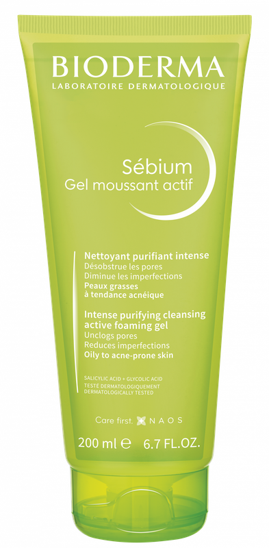 BIODERMA, Sebium Gel Moussant Actif T200ml