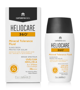 CANTABRIA LABS, Heliocare 360 Mineral Tolerance Fluid SPF50 50ml