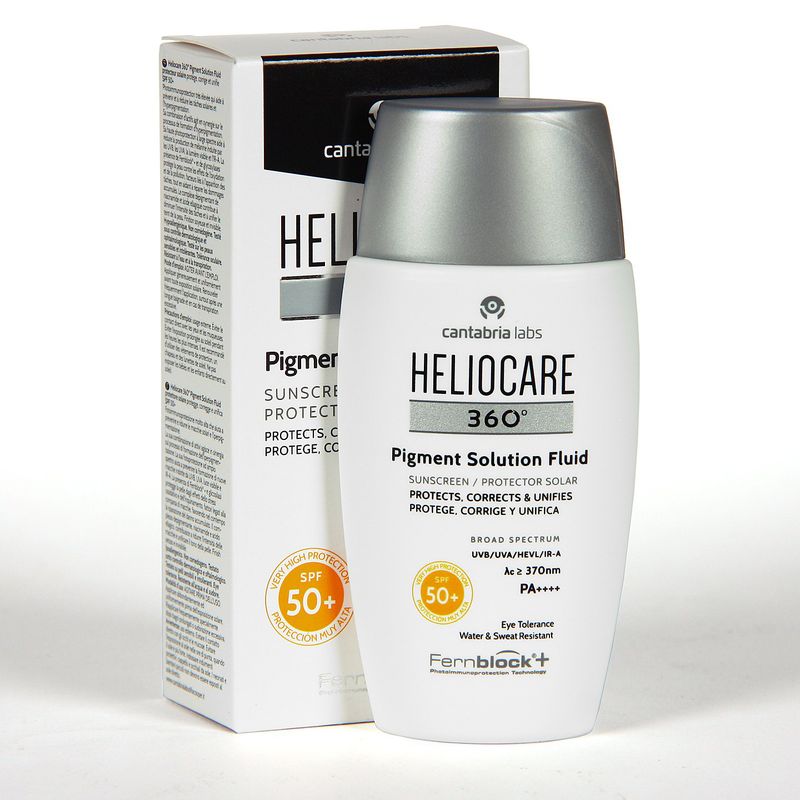 CANTABRIA LABS, Heliocare 360 Pigment Solution Fluid SPF50