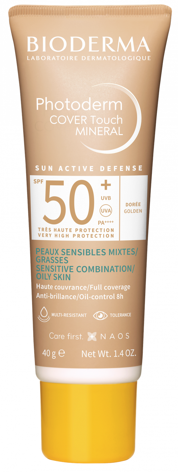 BIODERMA, Photoderm Cover Touch Dore SPF 50+ 40g