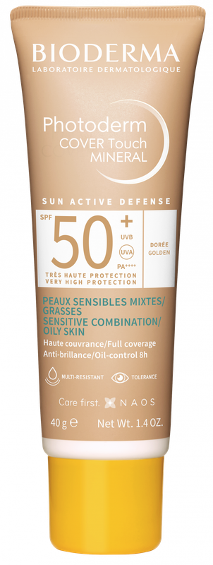 BIODERMA, Photoderm Cover Touch Dore SPF 50+ 40g