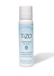 TIZO SHEERFOAM™ PARA CUERPO Y ROSTRO TINTADO SPF 30 TIZO 100G