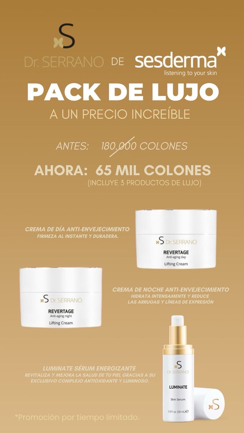Pack de lujo, DR SERRANO Sesderma