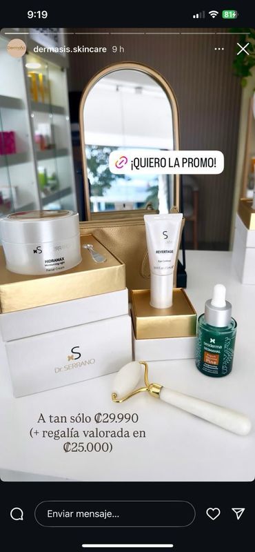 Promo Dr serrano( crema y contorno de ojos con regalía serum)