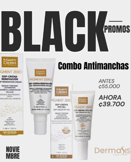 PIGMENT ZERO DSP MARTIDERM CREMA SPF5 40ML Y CREMA RENOVATION 40ML