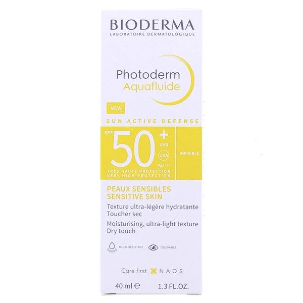 BIODERMA, Photoderm Aquafluide Sin Color SPF 50 40ml BIODERMA, Photoderm Aquafluide Sin Color SPF 50 40ml