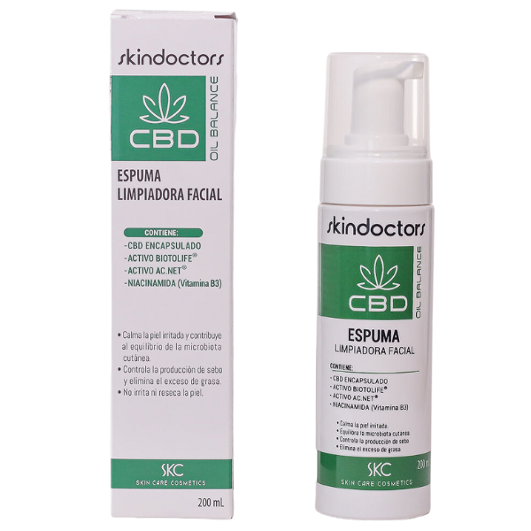 SKINDOCTORS, Espuma Facial Skindoctors CBD Oil Balance