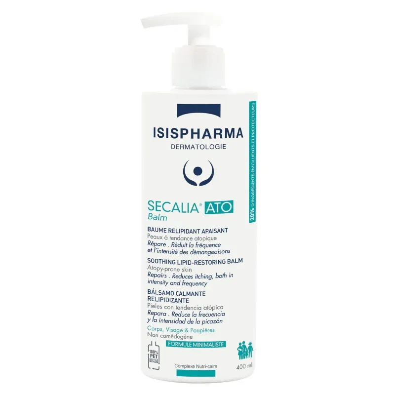ISISPHARMA secalia ato balm, bálsamo calmante para piel atópica 400ml.
