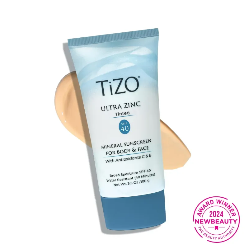 TIZO ULTRA ZINC CUERPO Y ROSTRO TINTADO SPF 40 100G