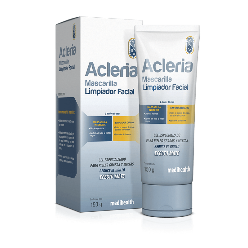 ACLERIA, Mascarilla Limpiador Facial 150g