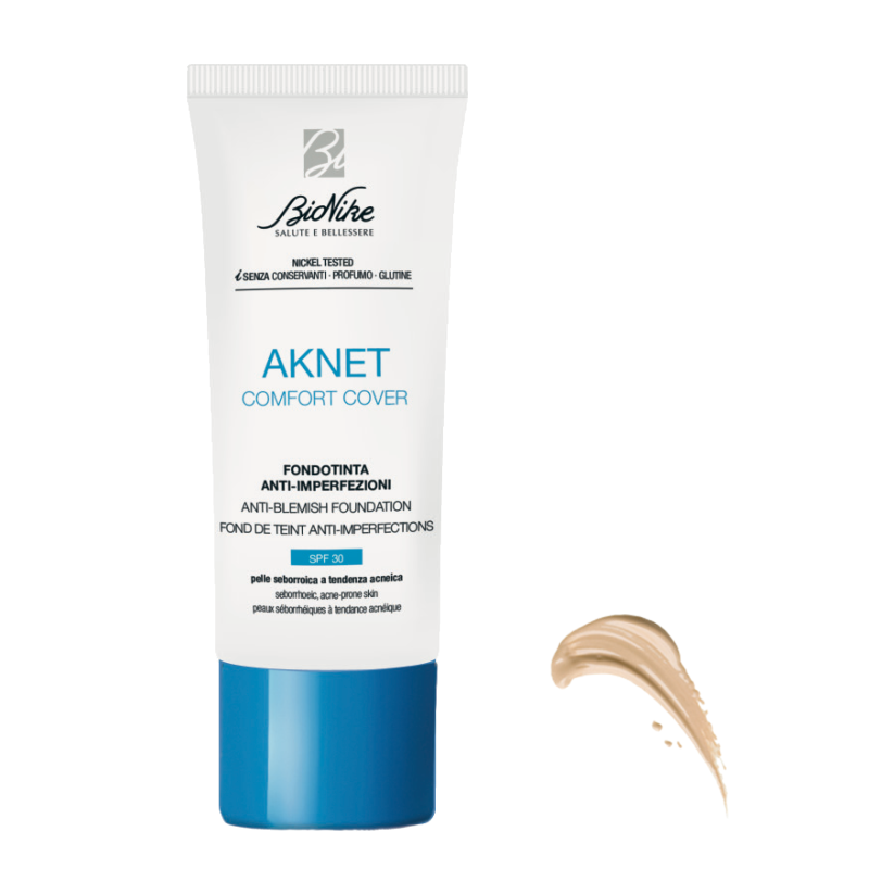 BIONIKE AKNET COMFORT COVER - BASE DE MAQUILLAJE PIEL CON ACNE 101 IVOIRE 30 ML BIONIKE AKNET COMFORT COVER - BASE DE MAQUILLAJE PIEL CON ACNE 101 IVOIRE 30 ML