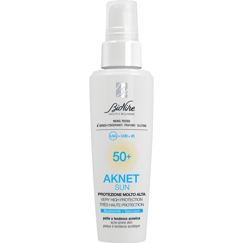 BIONIKE AKNET SUN SPF 50+ PIEL SEBORREICA Y CON ACNE 50ML BIONIKE AKNET SUN SPF 50+ PIEL SEBORREICA Y CON ACNE 50ML