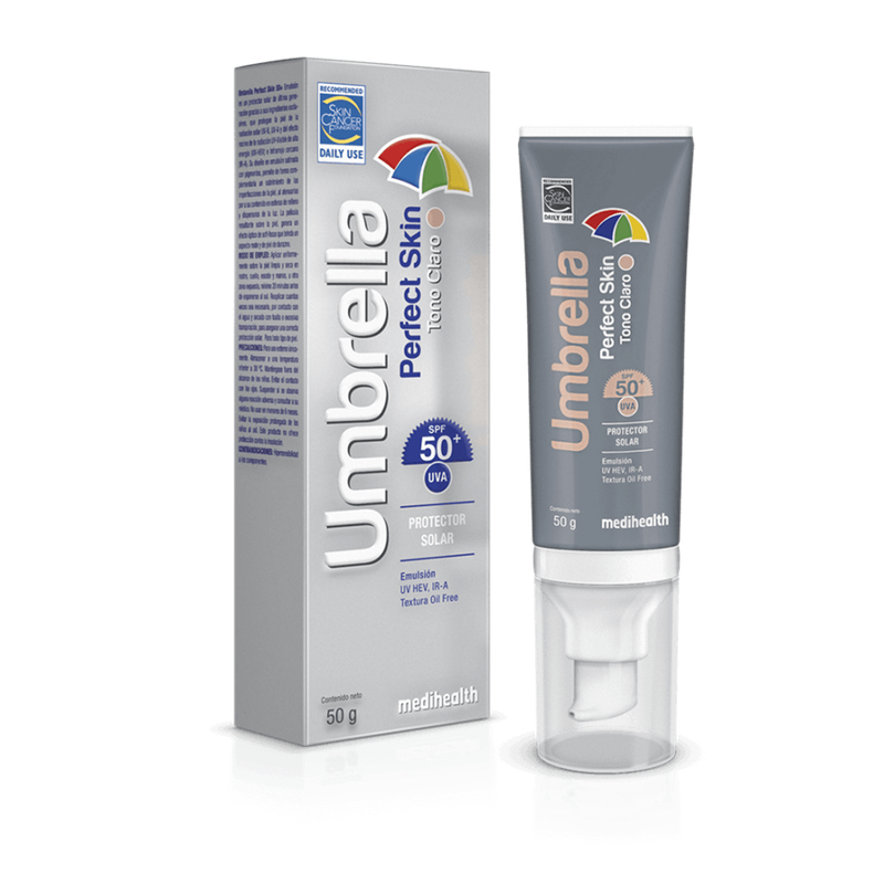 MEDIHEALTH UMBRELLA PERFECT SKIN TONO CLARO SPF 50+ / 50ML MEDIHEALTH UMBRELLA PERFECT SKIN TONO CLARO SPF 50+ / 50ML