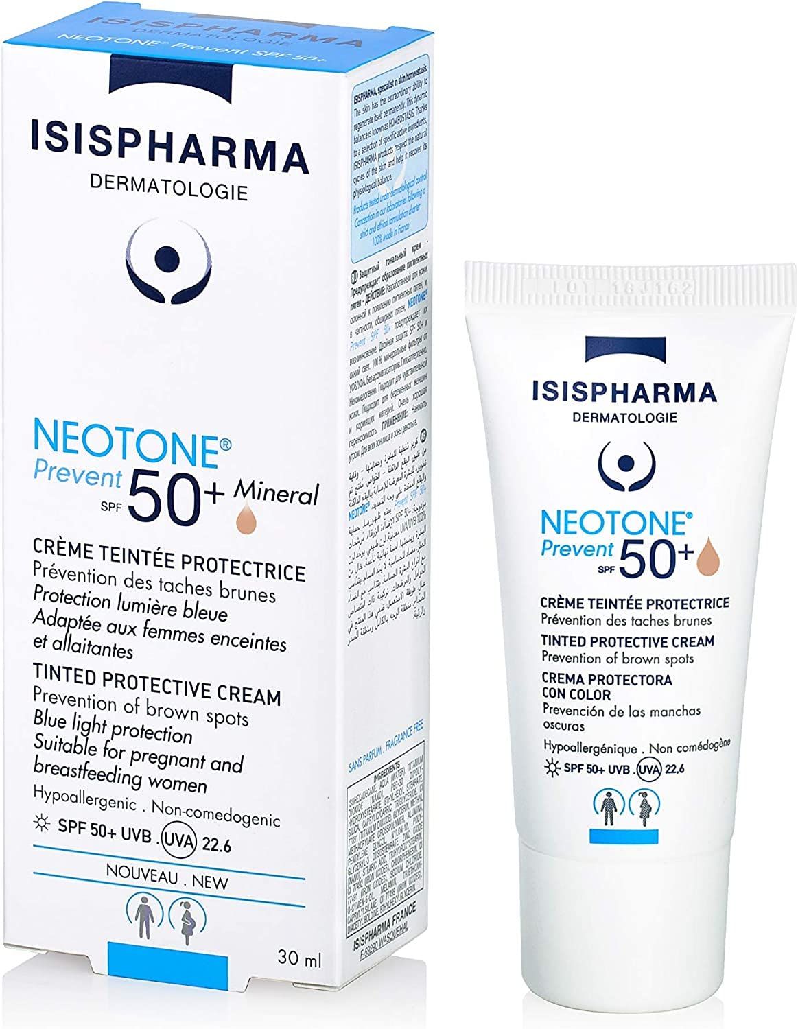 ISISPHARMA, Neotone Prevent SPF 50+ Mineral Tono Medio