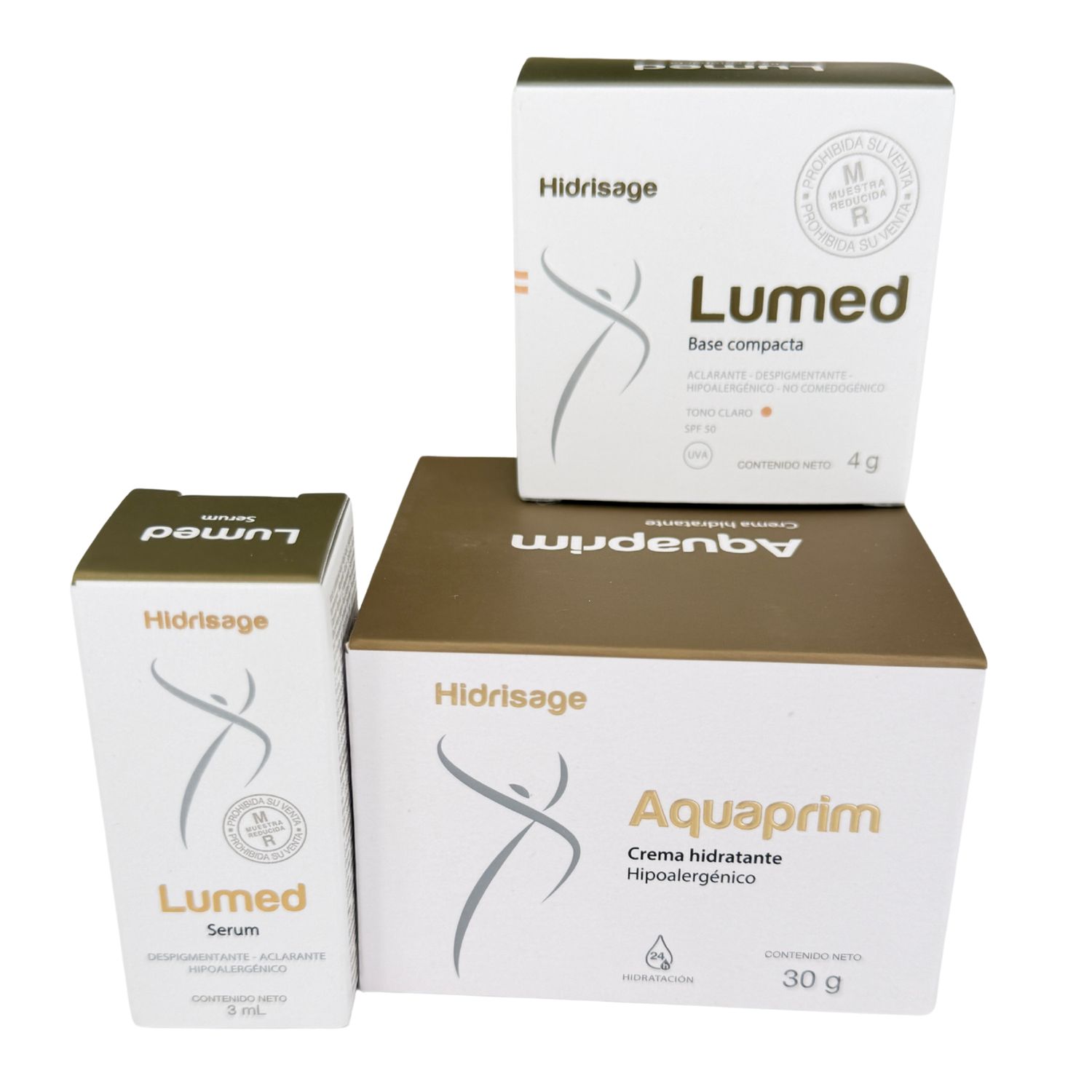 HIDRISAGE, Aquaprim Crema Hidratante GRATIS mini serum y base