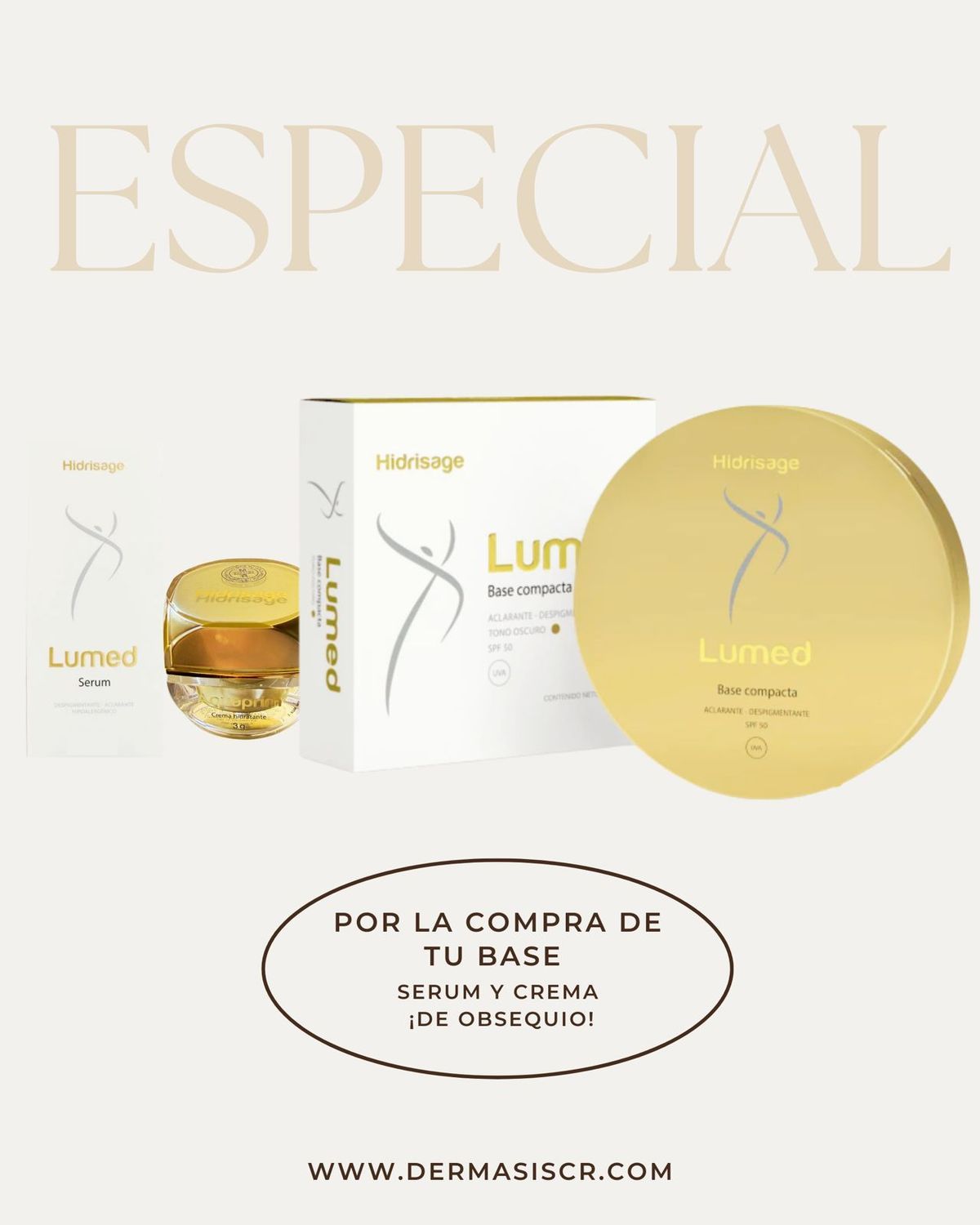 HIDRISAGE, Lumed Base Compacta Claro