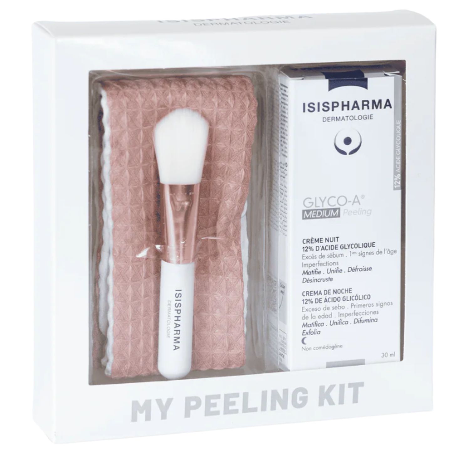 KIT PEELING Glyco-A Medium Peeling 12% de Ácido Glicólico ISISPHARMA, KIT PEELING Glyco-A Medium Peeling 12% de Ácido Glicólico ISISPHARMA,