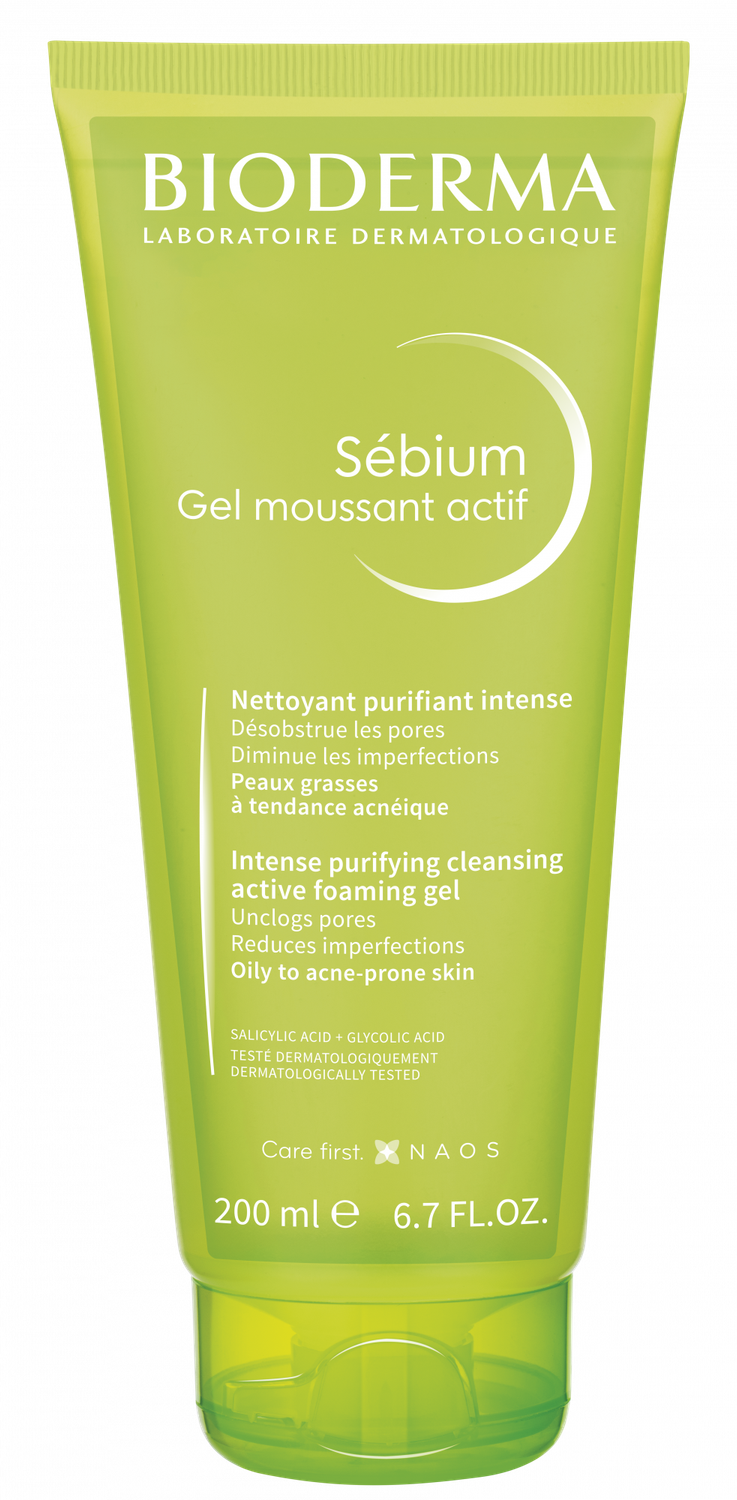 BIODERMA Sebium Gel Moussant Actif T200ml BIODERMA Sebium Gel Moussant Actif T200ml