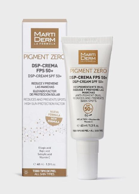 MARTIDERM BLOQUEADOR DESPIGMENTANTE  PIGMENT ZERO FPS50+ 40ML