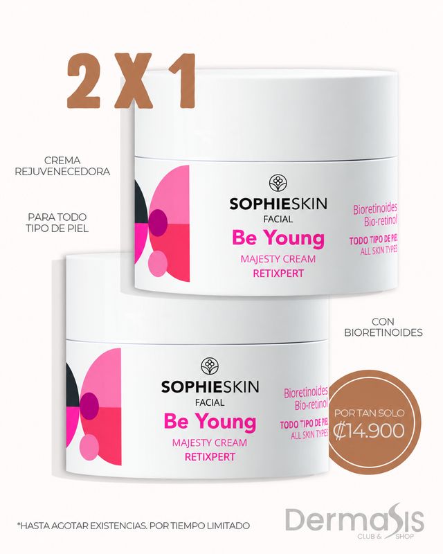 2X1 EN SOPHIESKIN CREMA GEM MAJESTY BE YOUNG 50ML 2X1 EN SOPHIESKIN CREMA GEM MAJESTY BE YOUNG 50ML