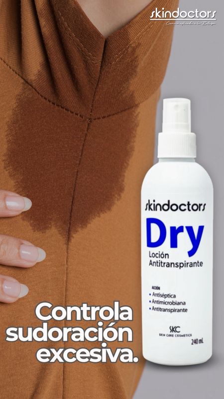 Farmacia Dermatológica. DRY loción antitranspirante Farmacia Dermatológica. DRY loción antitranspirante