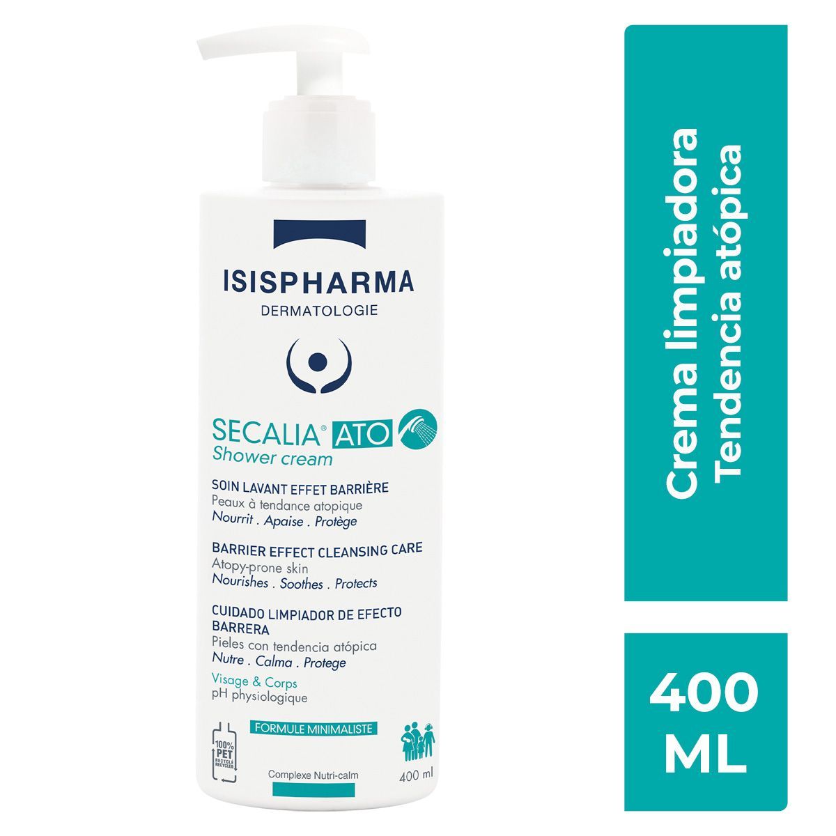 ISISPHARMA SECALIA ATO B\SHOWER CREAM 400ML ISISPHARMA SECALIA ATO B\SHOWER CREAM 400ML