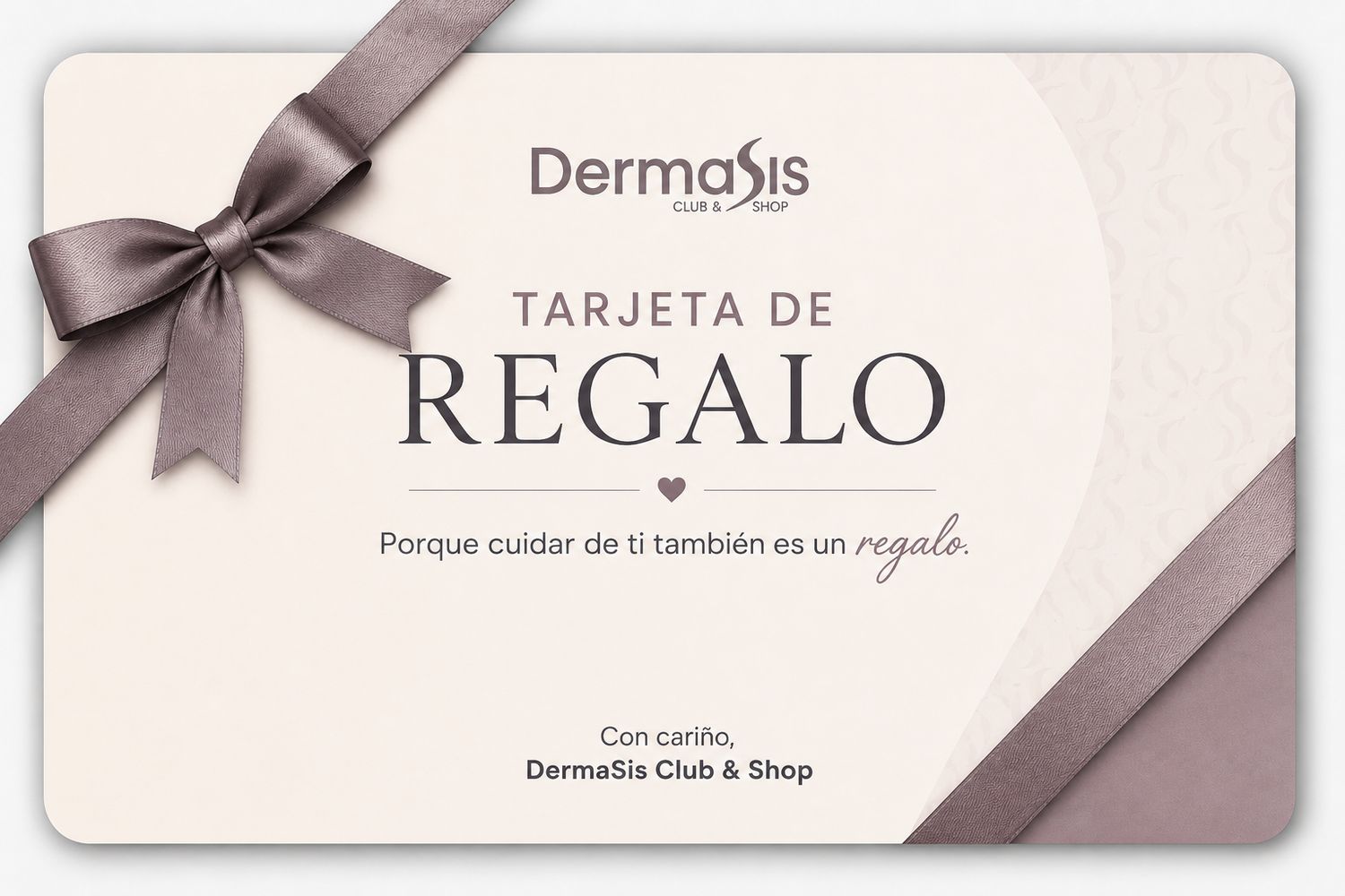 Tarjeta de Regalo DERMASIS Personalizable Tarjeta de Regalo DERMASIS Personalizable