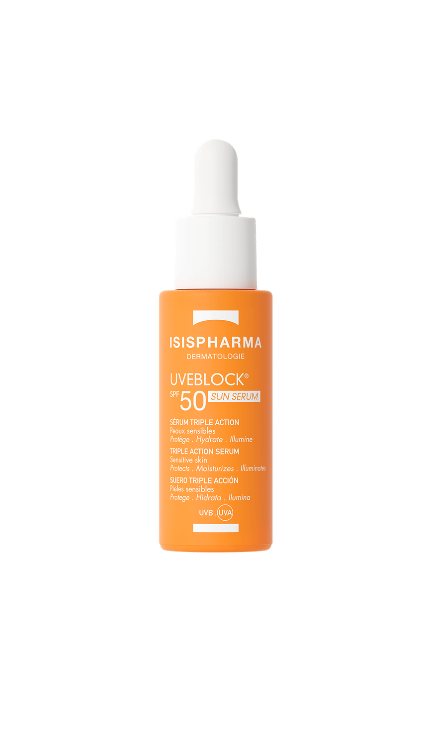 ISISPHARMA UVEBLOCK SUN SERUM SPF50 28ML protector solar ISISPHARMA UVEBLOCK SUN SERUM SPF50 28ML protector solar